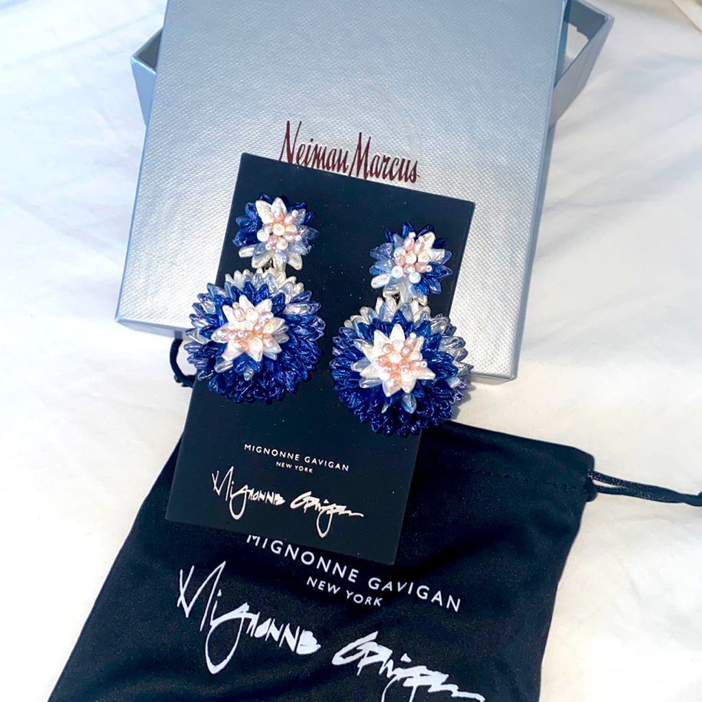 Mignonne Gavigan Scarlett Earrings Blue 230$